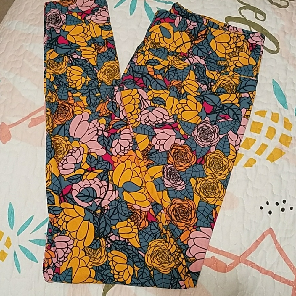 Lularoe TC Leggings Floral